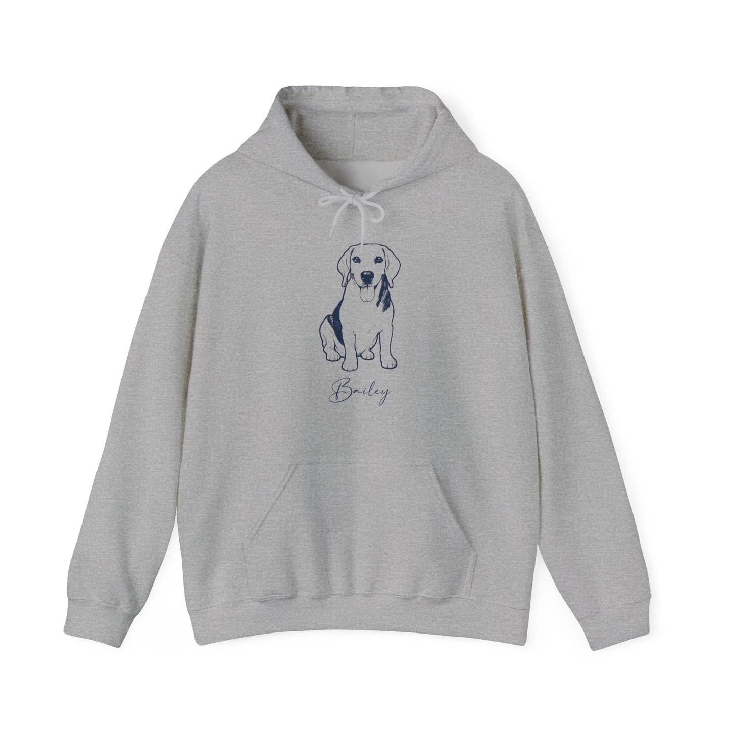Personalized Lexington Dog Hoodie | Modern Sketch Photo Upload_Doggo Mojo_Hoodie_8