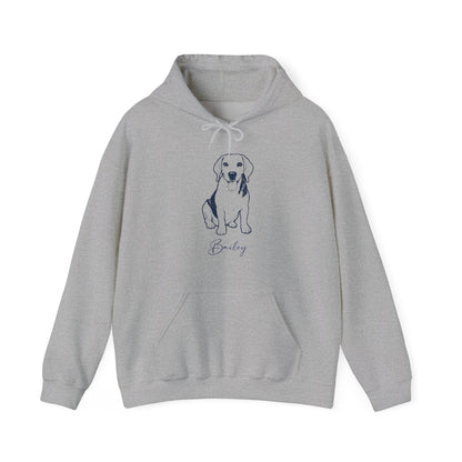 Personalized Lexington Dog Hoodie | Modern Sketch Photo Upload_Doggo Mojo_Hoodie_8