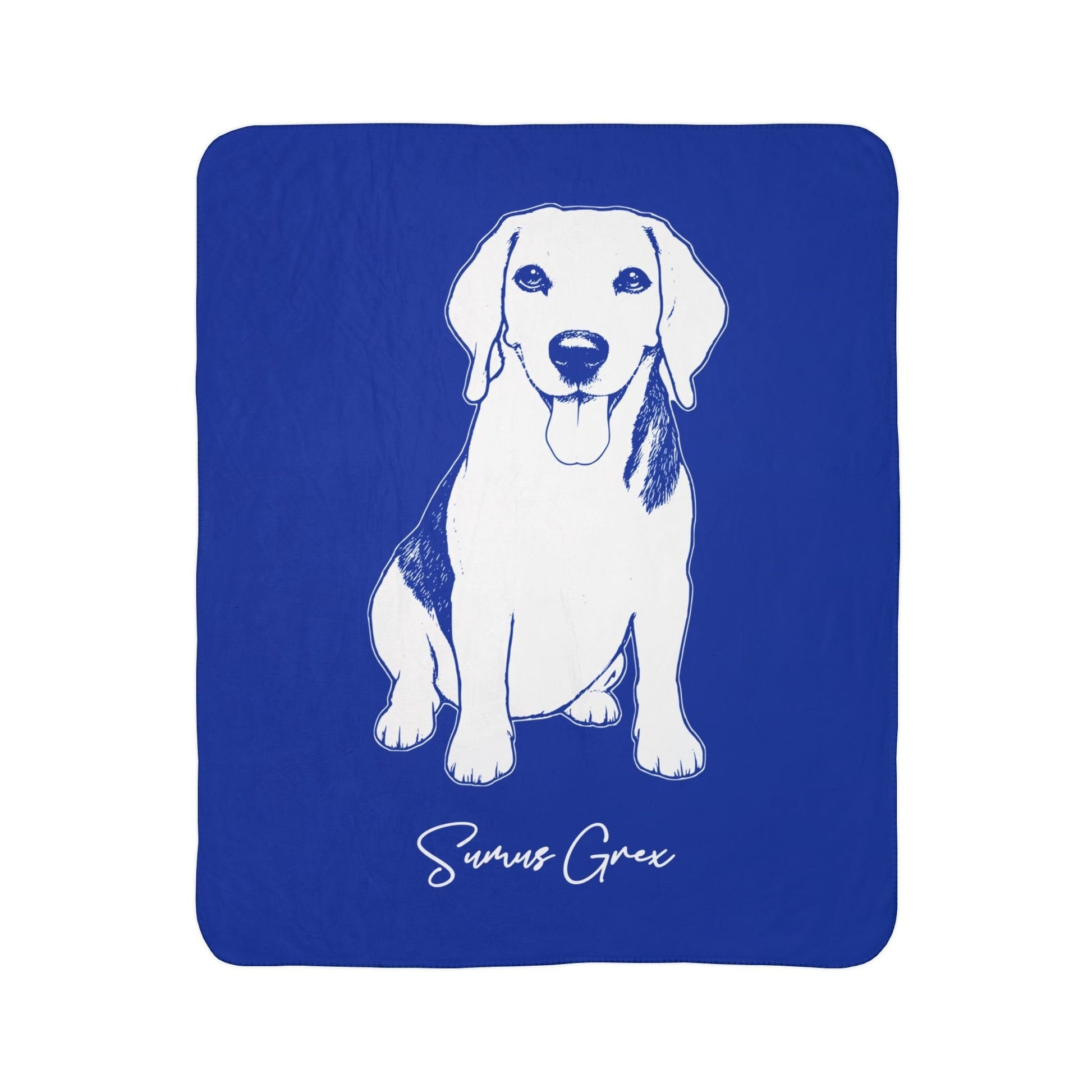 Personalized Lexington Dog Sherpa Blanket | Modern Sketch Photo Upload_Doggo Mojo_Sherpa Blankets_7