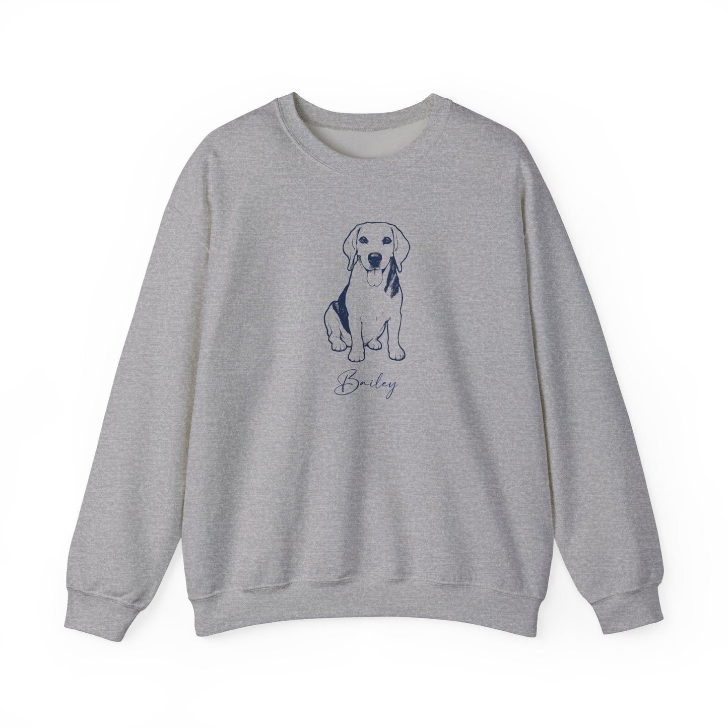 Personalized Lexington Dog Sweatshirt | Modern Sketch Photo Upload_Doggo Mojo_Sweatshirt_8