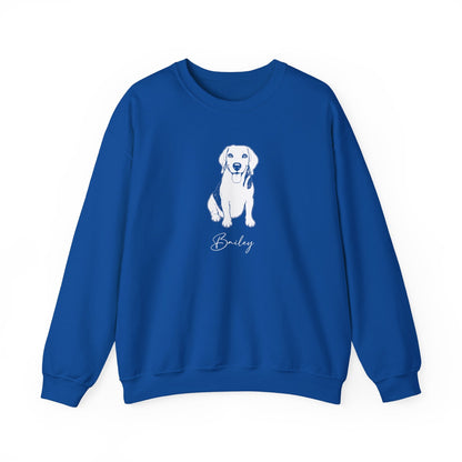 Personalized Lexington Dog Sweatshirt | Modern Sketch Photo Upload_Doggo Mojo_Sweatshirt_6