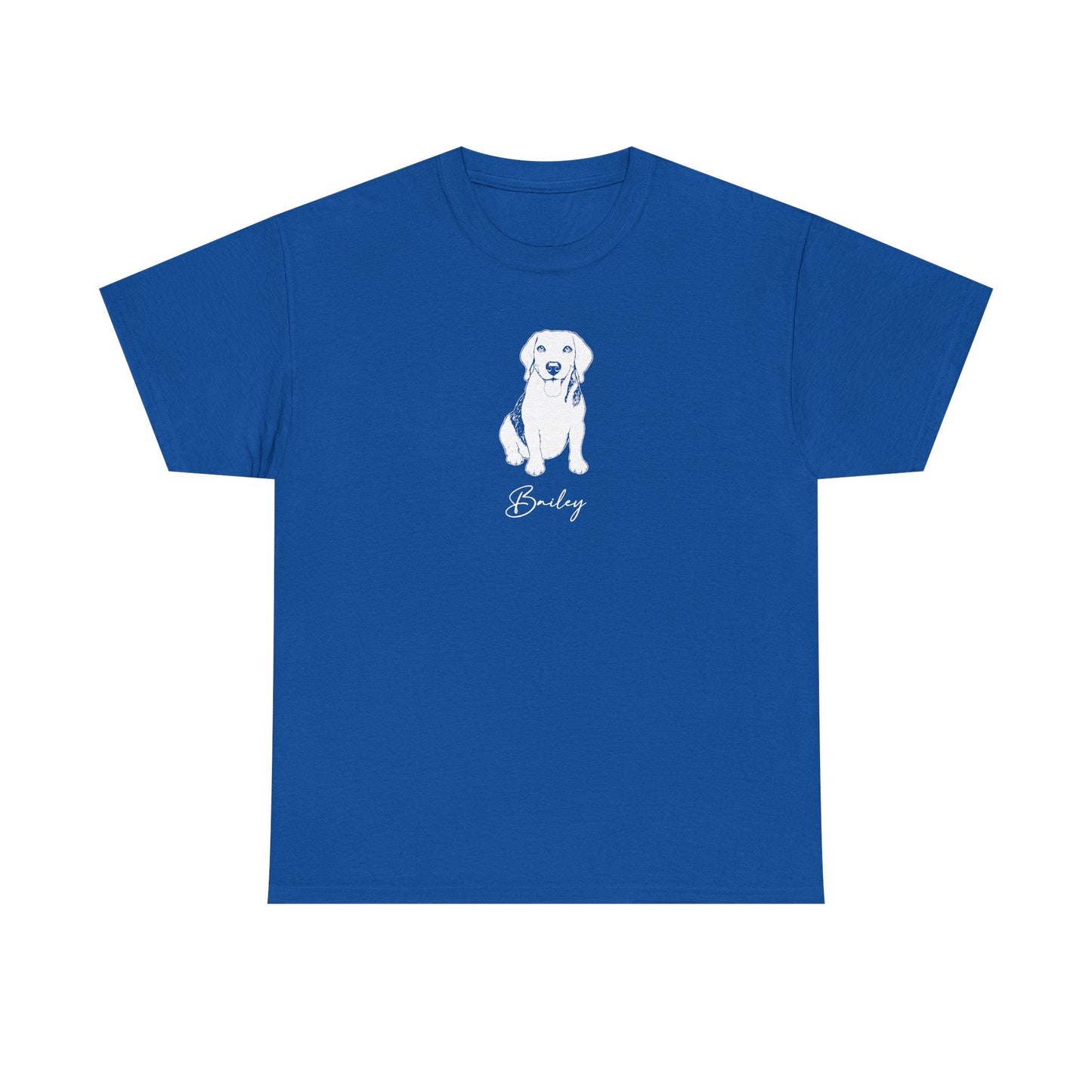 Personalized Lexington Dog T-Shirt | Modern Sketch Photo Upload_Doggo Mojo_T-shirts_6