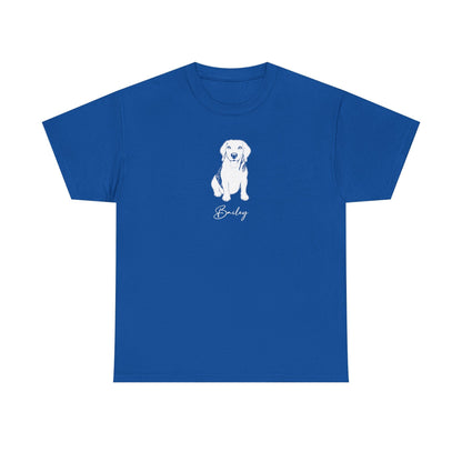 Personalized Lexington Dog T-Shirt | Modern Sketch Photo Upload_Doggo Mojo_T-shirts_6