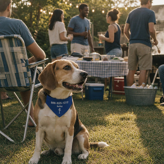 Personalized Lexington Jack Pine Dog Bandana Collar | Doggo Mojo_Doggo Mojo_Pet Collar_1