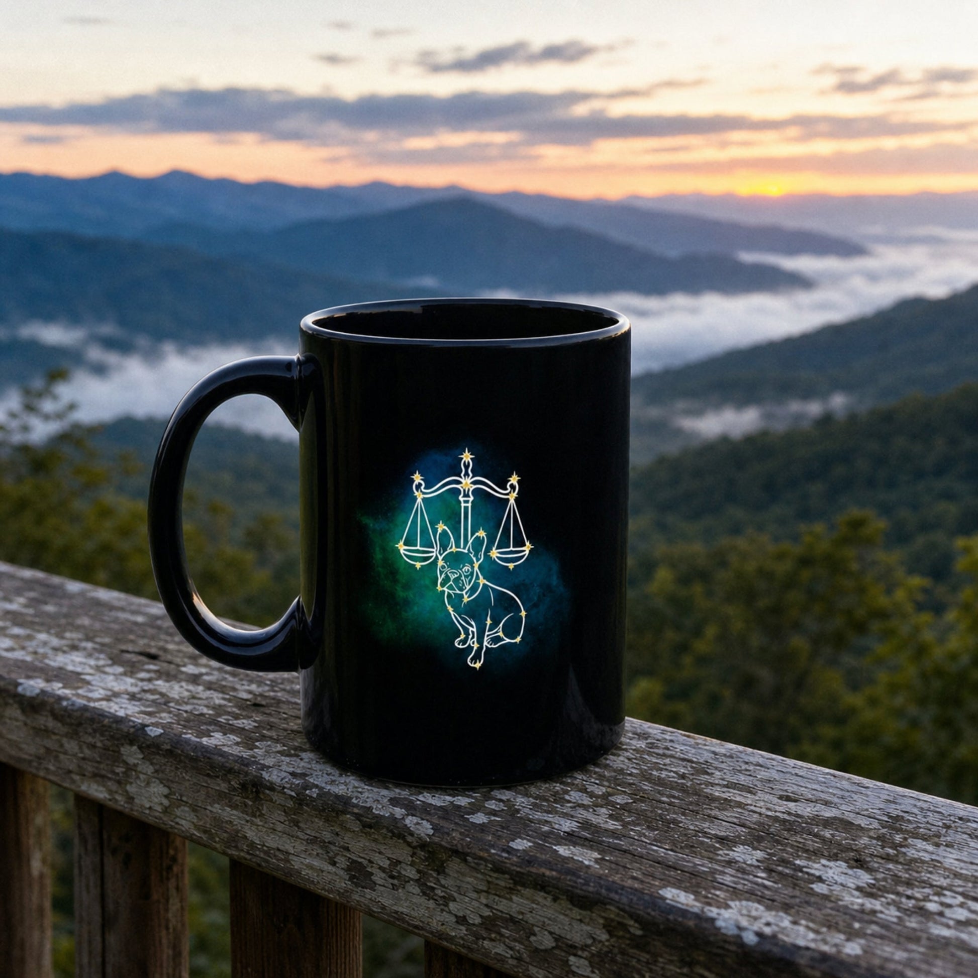 Personalized Libra Dog Mug | Modern Sketch Photo Upload_Doggo Mojo_Ceramic Mugs_5