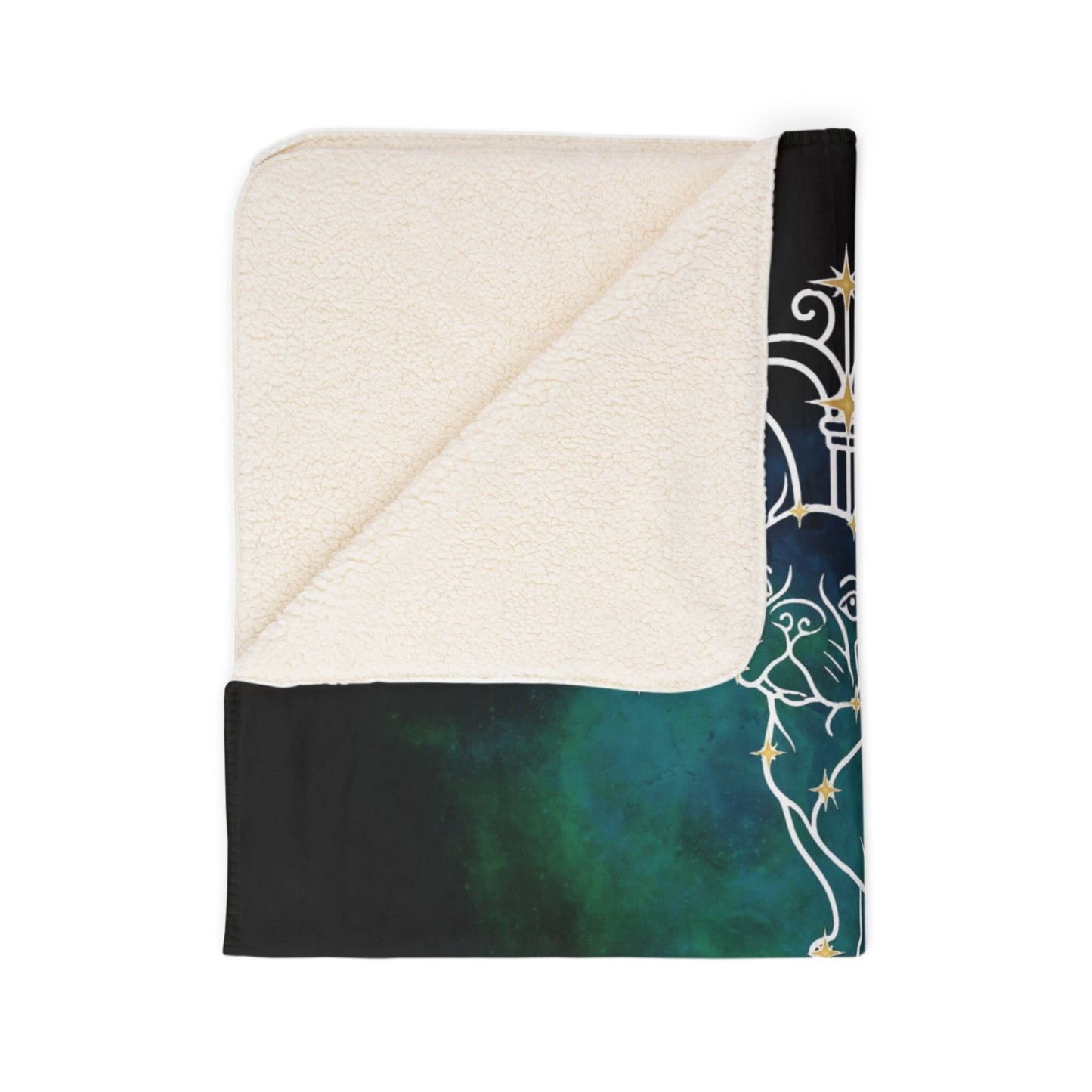 Personalized Libra Dog Sherpa Blanket | Modern Sketch Photo Upload_Doggo Mojo_Sherpa Blankets_8