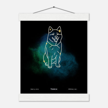 Personalized "Mini" Hanging Art Print | "Gotcha Day" Star Map with Your Dog's Photo & Name_Doggo Mojo_Prints_15