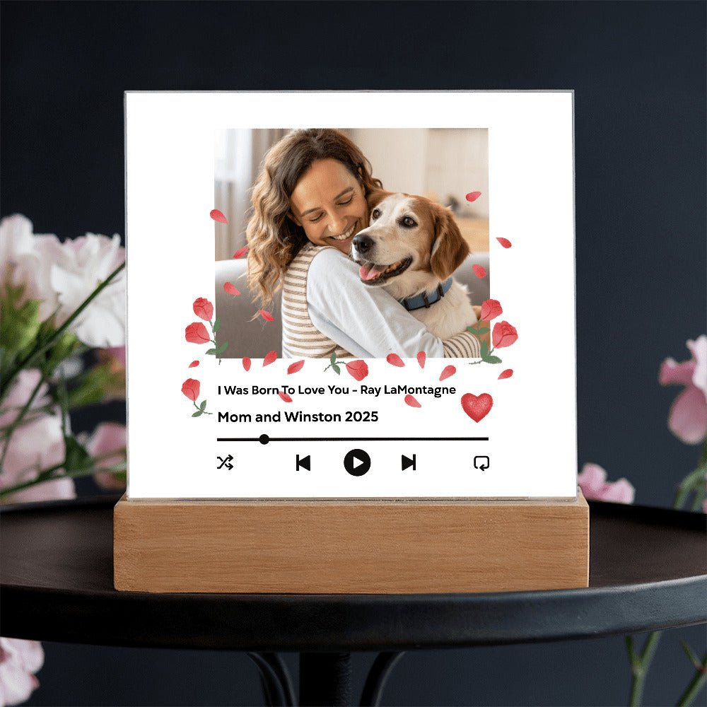 Personalized Music LED Plaque - Your Song, Your Story_Doggo Mojo_Novelty Signs_1