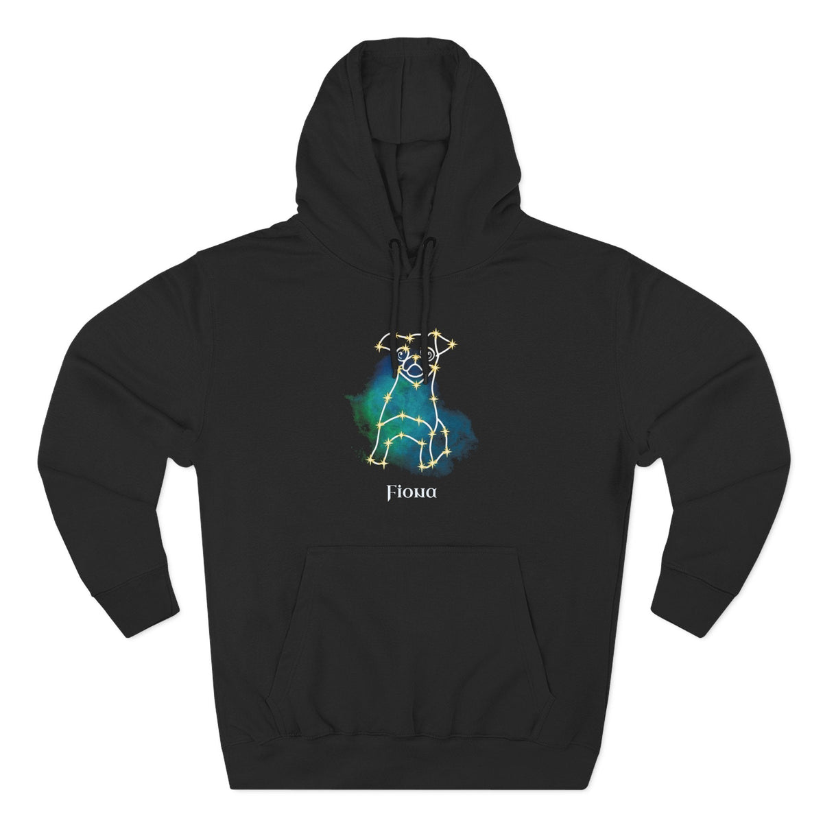 Personalized Mystic Dog Hoodie | Celestial Line Art Fleece_Doggo Mojo_Hoodie_8