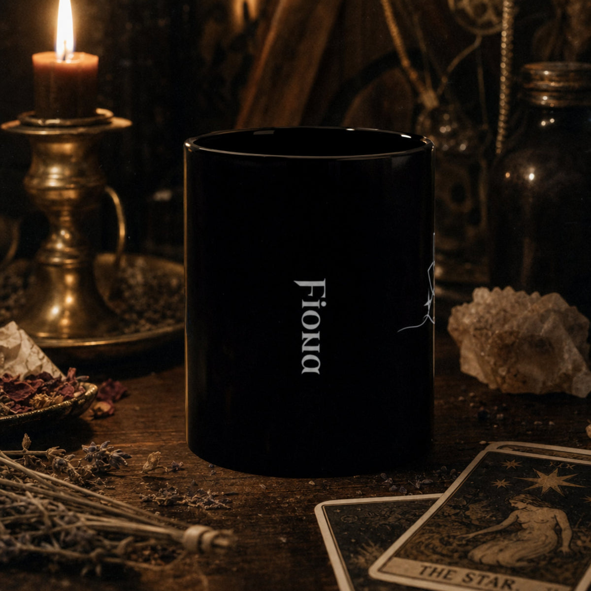 Personalized Mystic Dog Mug | Modern Sketch Photo Upload_Doggo Mojo_Ceramic Mugs_4