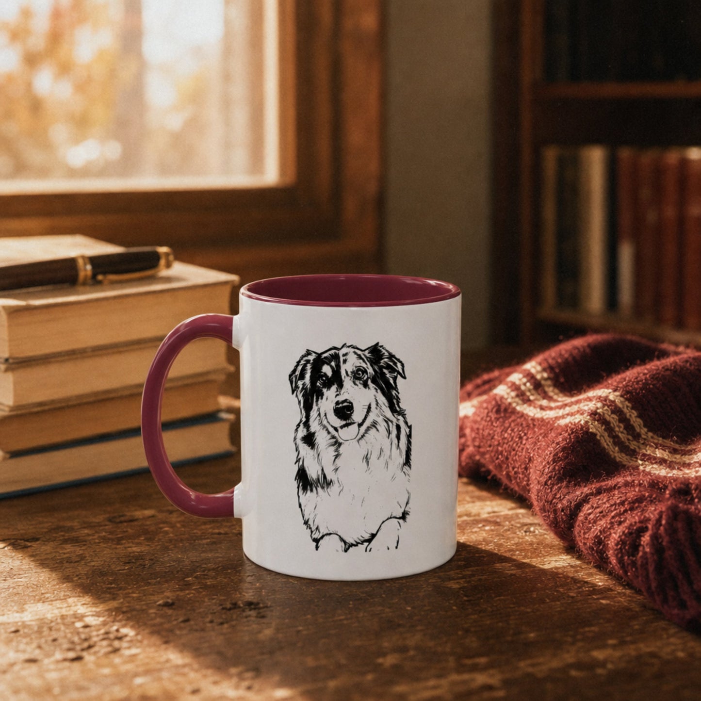 Personalized Norman Dog Ceramic Accent Mug | Modern Sketch Photo Upload_Doggo Mojo_Ceramic Mugs_4