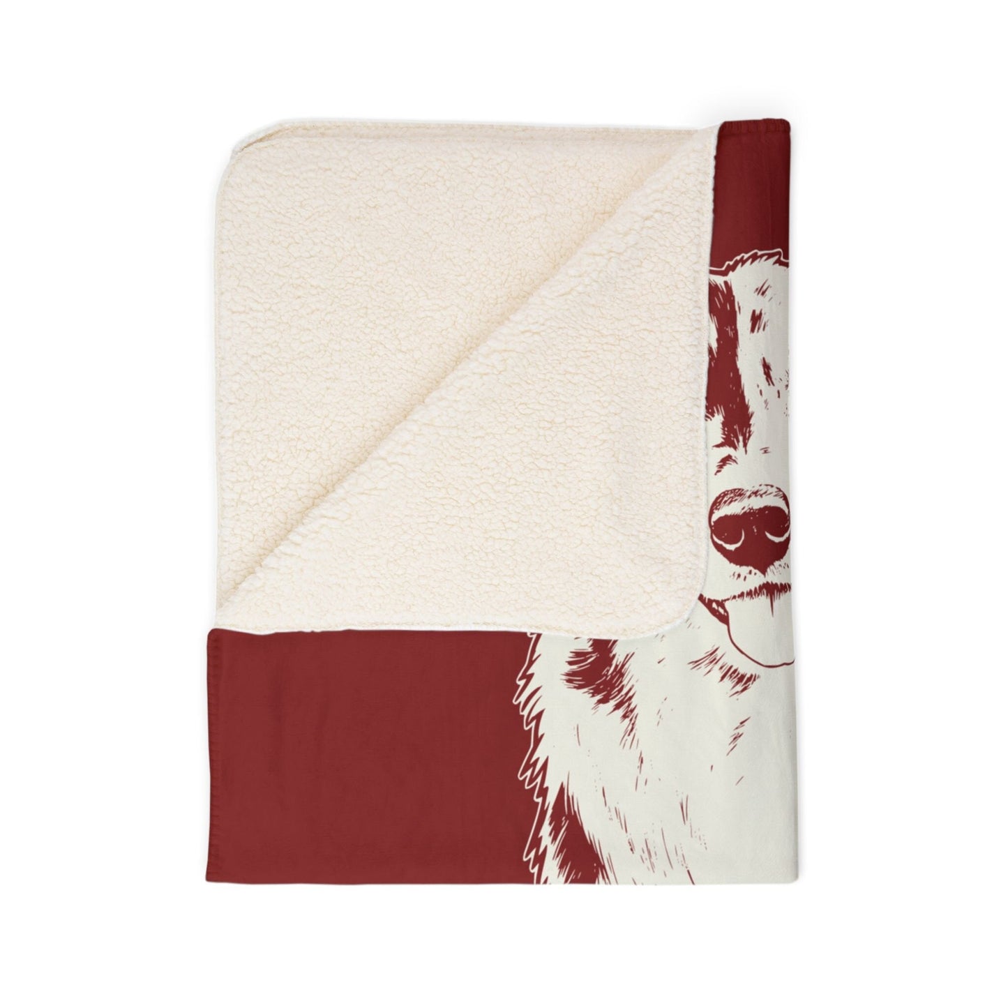 Personalized Norman Dog Sherpa Blanket | Modern Sketch Photo Upload_Doggo Mojo_Sherpa Blankets_8