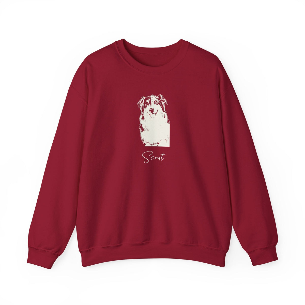 Personalized Norman Dog Sweatshsirt | Modern Sketch Photo Upload_Doggo Mojo_Sweatshirt_6