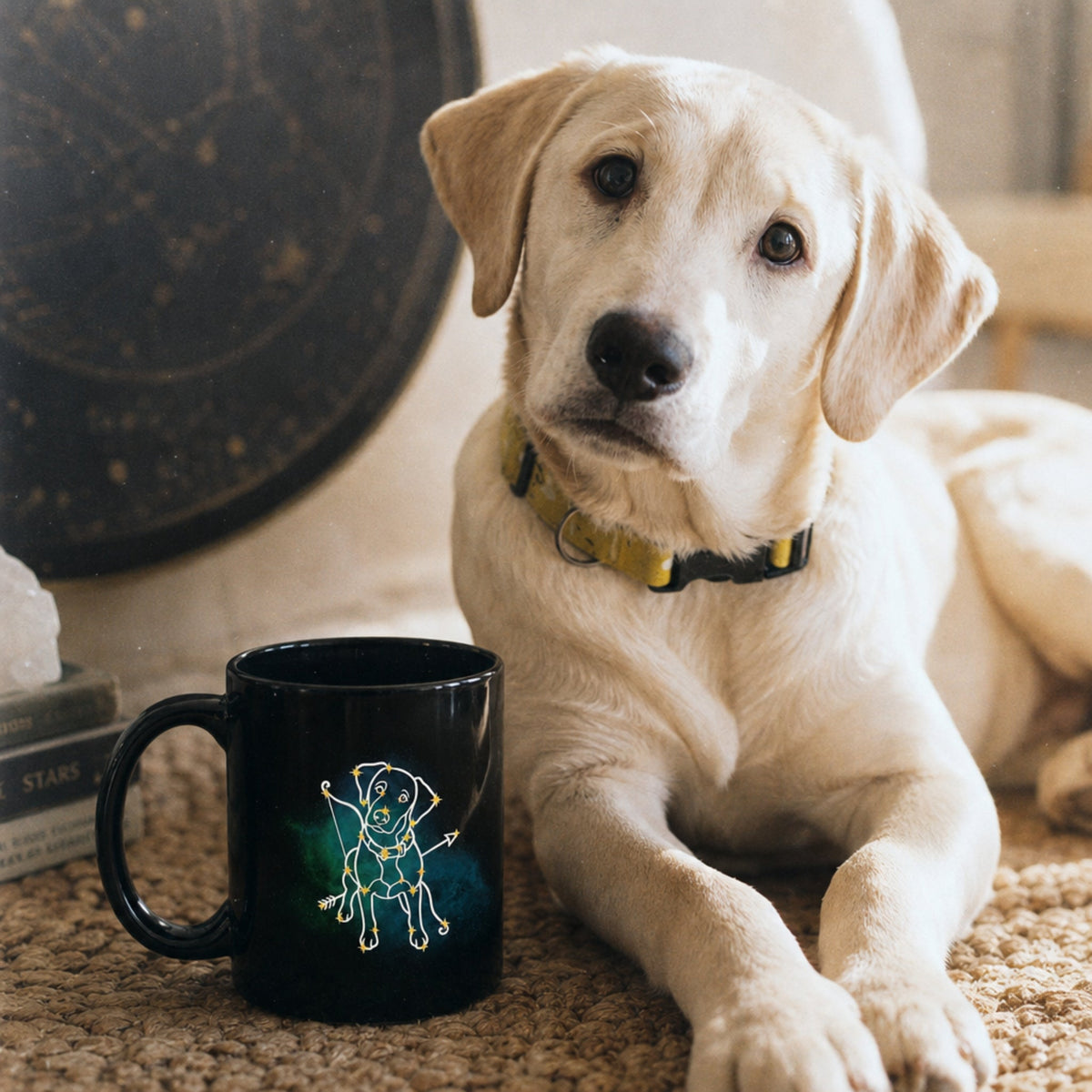 Personalized Sagittarius Dog Mug | Modern Sketch Photo Upload_Doggo Mojo_Ceramic Mugs_2