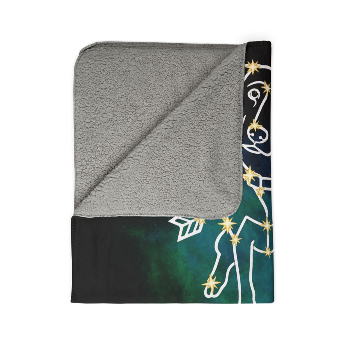 Personalized Sagittarius Dog Sherpa Blanket | Modern Sketch Photo Upload_Doggo Mojo_Sherpa Blankets_9