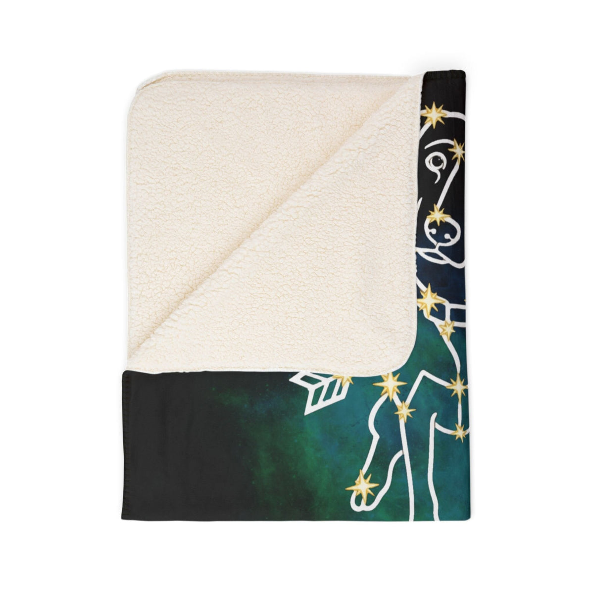 Personalized Sagittarius Dog Sherpa Blanket | Modern Sketch Photo Upload_Doggo Mojo_Sherpa Blankets_10