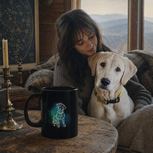 Personalized Scorpio Dog Mug | Modern Sketch Photo Upload_Doggo Mojo_Ceramic Mugs_2