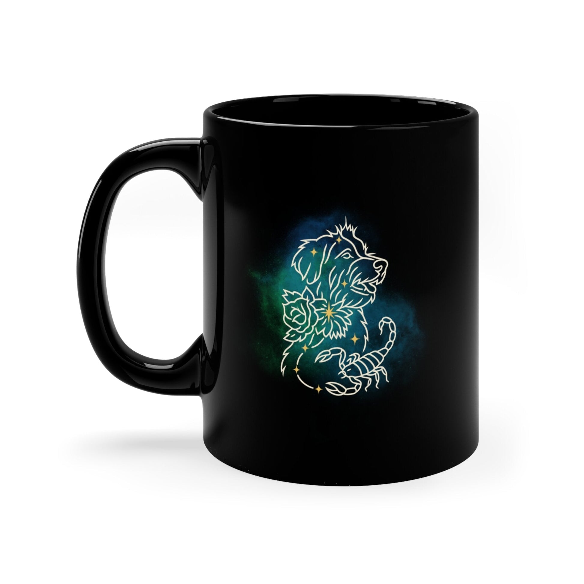 Personalized Scorpio Dog Mug | Modern Sketch Photo Upload_Doggo Mojo_Ceramic Mugs_4