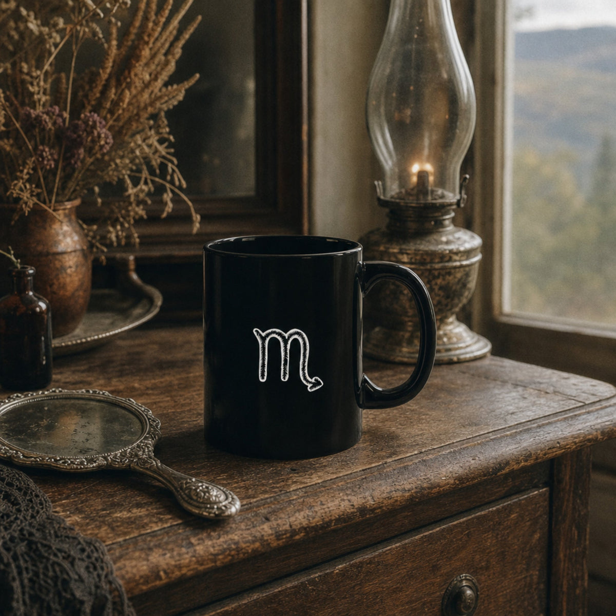Personalized Scorpio Dog Mug | Modern Sketch Photo Upload_Doggo Mojo_Ceramic Mugs_4