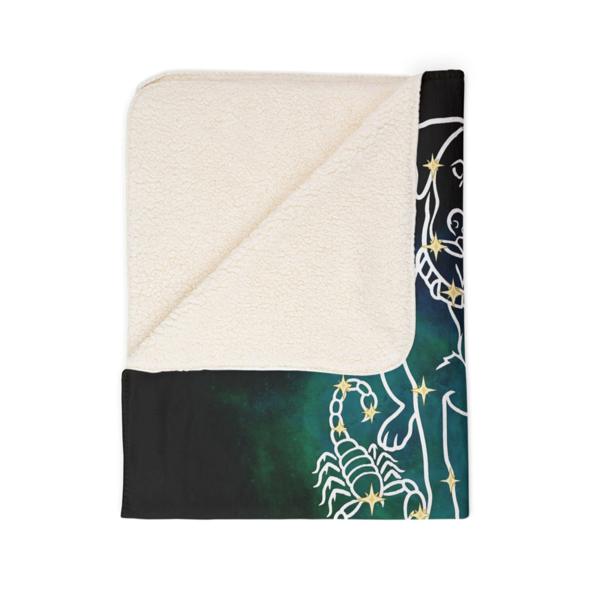 Personalized Scorpio Dog Sherpa Blanket | Modern Sketch Photo Upload_Doggo Mojo_Sherpa Blankets_9
