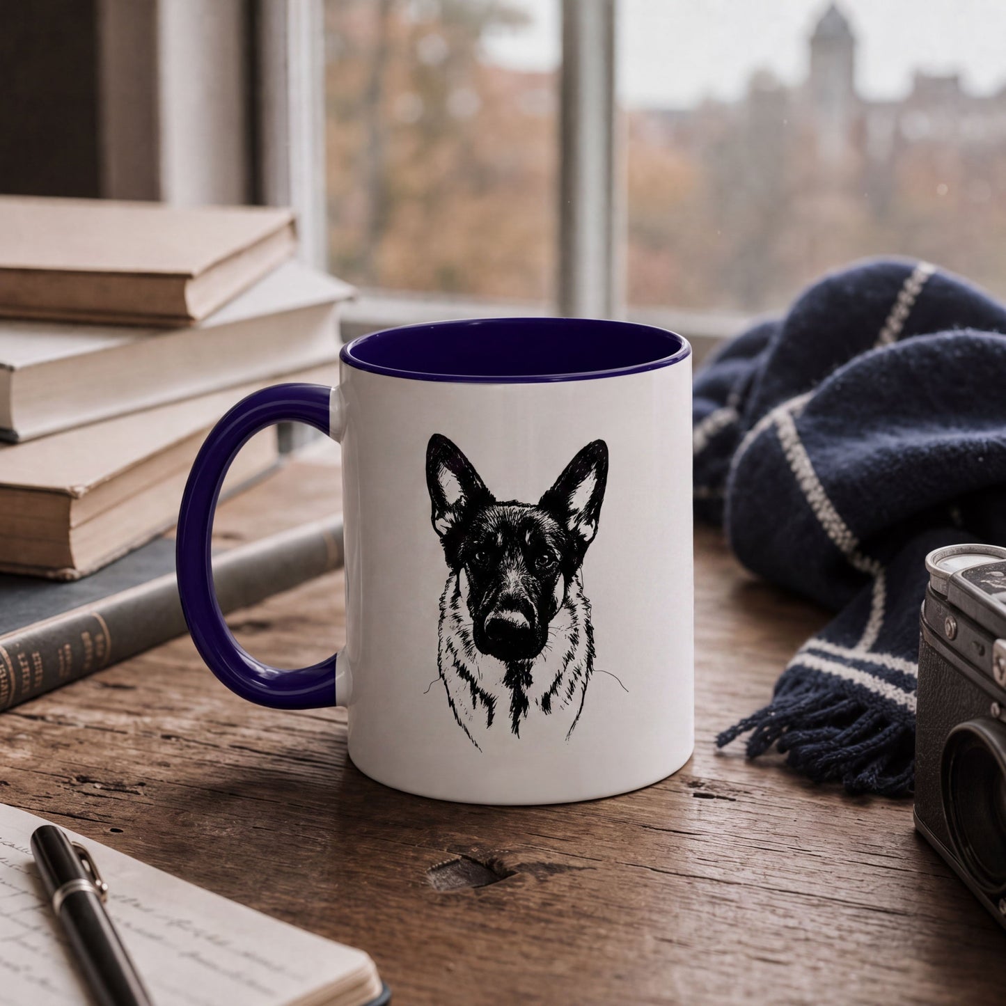 Personalized State College Dog Ceramic Accent Mug | Modern Sketch Photo Upload_Doggo Mojo_Ceramic Mugs_4