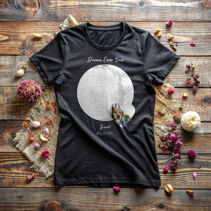 Personalized T-Shirt: Gotcha Day Dreams with Your Dog's Photo & Name_Doggo Mojo_T-shirts_7