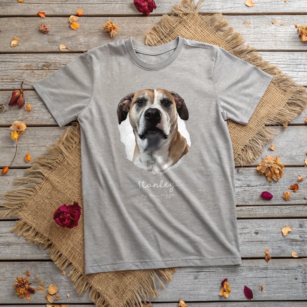 Personalized T-Shirt: My Main Doggo with Your Dog's Photo & Name_Doggo Mojo_T-shirts_5