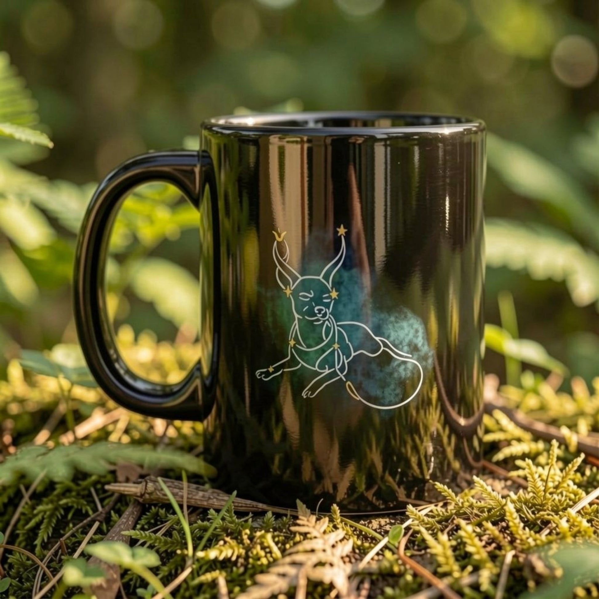 Personalized Taurus Dog Mug | Modern Sketch Photo Upload_Doggo Mojo_Ceramic Mugs_3