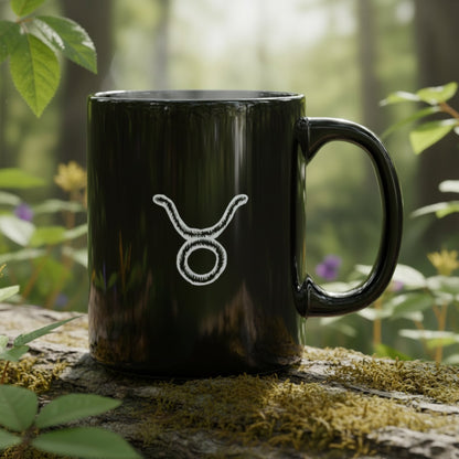 Personalized Taurus Dog Mug | Modern Sketch Photo Upload_Doggo Mojo_Ceramic Mugs_4