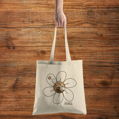 Personalized Tote Bag: Daisy Dog with Your Dog's Photo & Name_Doggo Mojo_Tote Bags_3