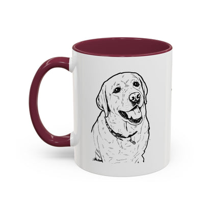 Personalized Tuscaloosa Dog Ceramic Accent Mug | Modern Sketch Photo Upload_Doggo Mojo_Ceramic Mugs_10