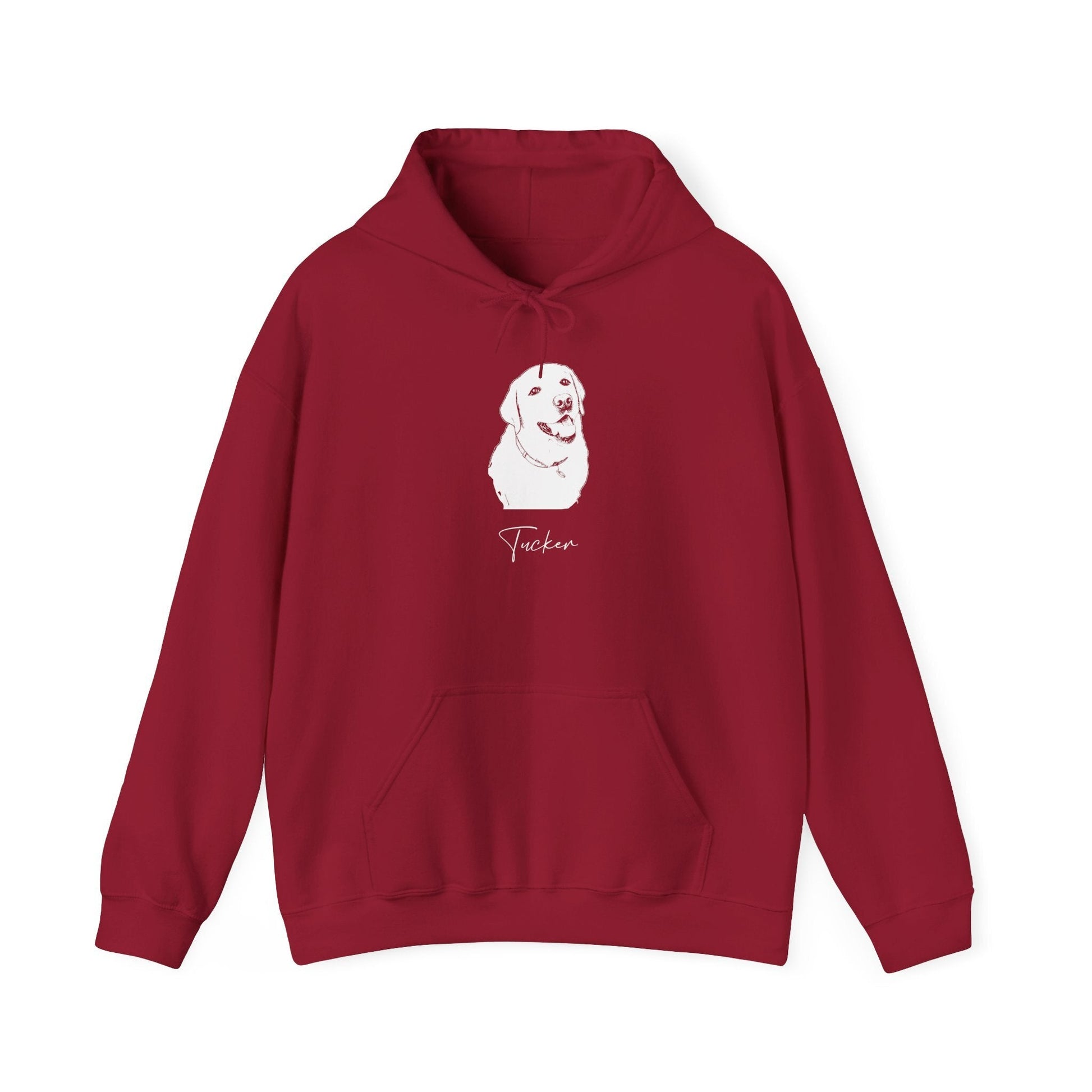 Personalized Tuscaloosa Dog Hoodie | Modern Sketch Photo Upload_Doggo Mojo_Hoodie_6