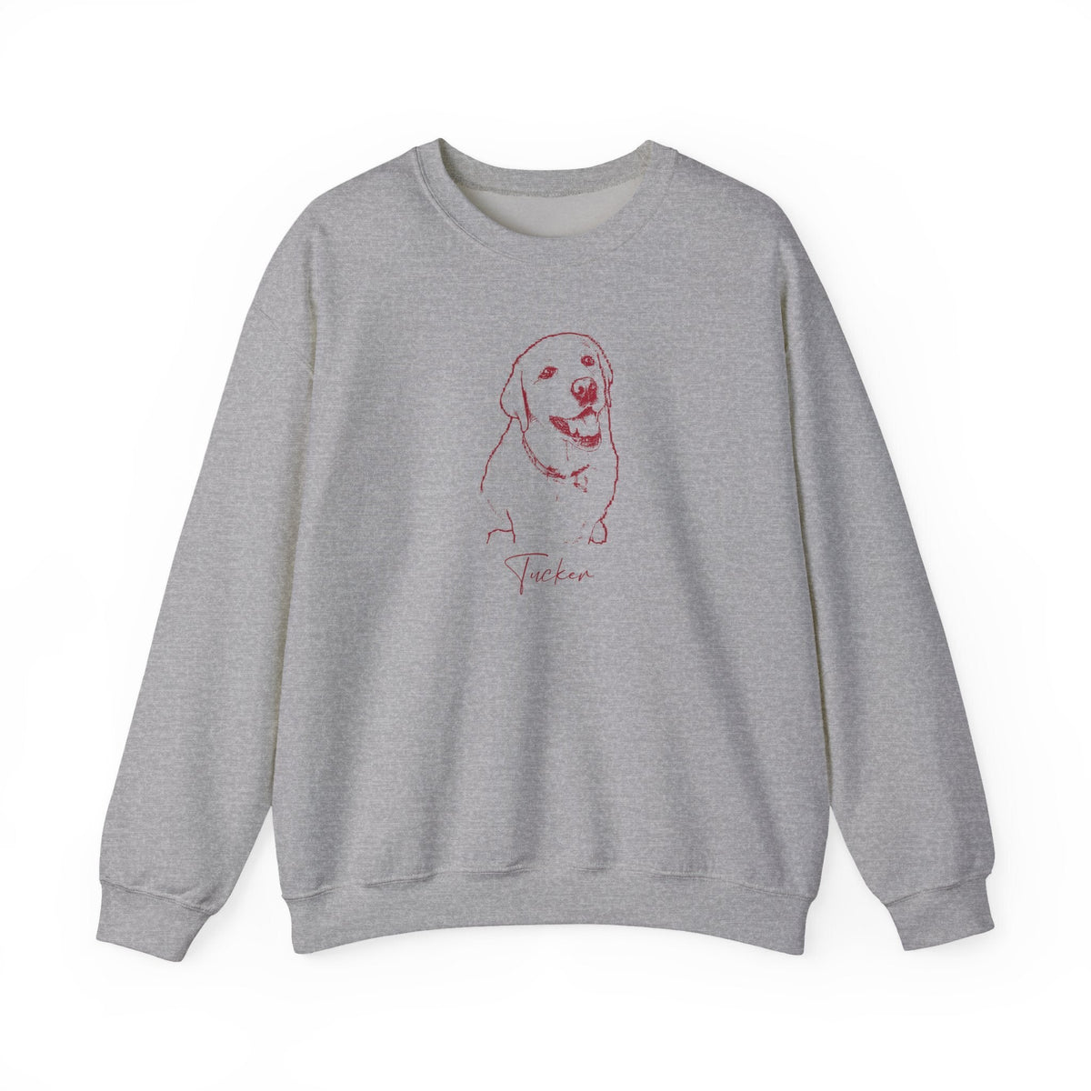 Personalized Tuscaloosa Dog Sweatshirt | Modern Sketch Photo Upload_Doggo Mojo_Sweatshirt_8
