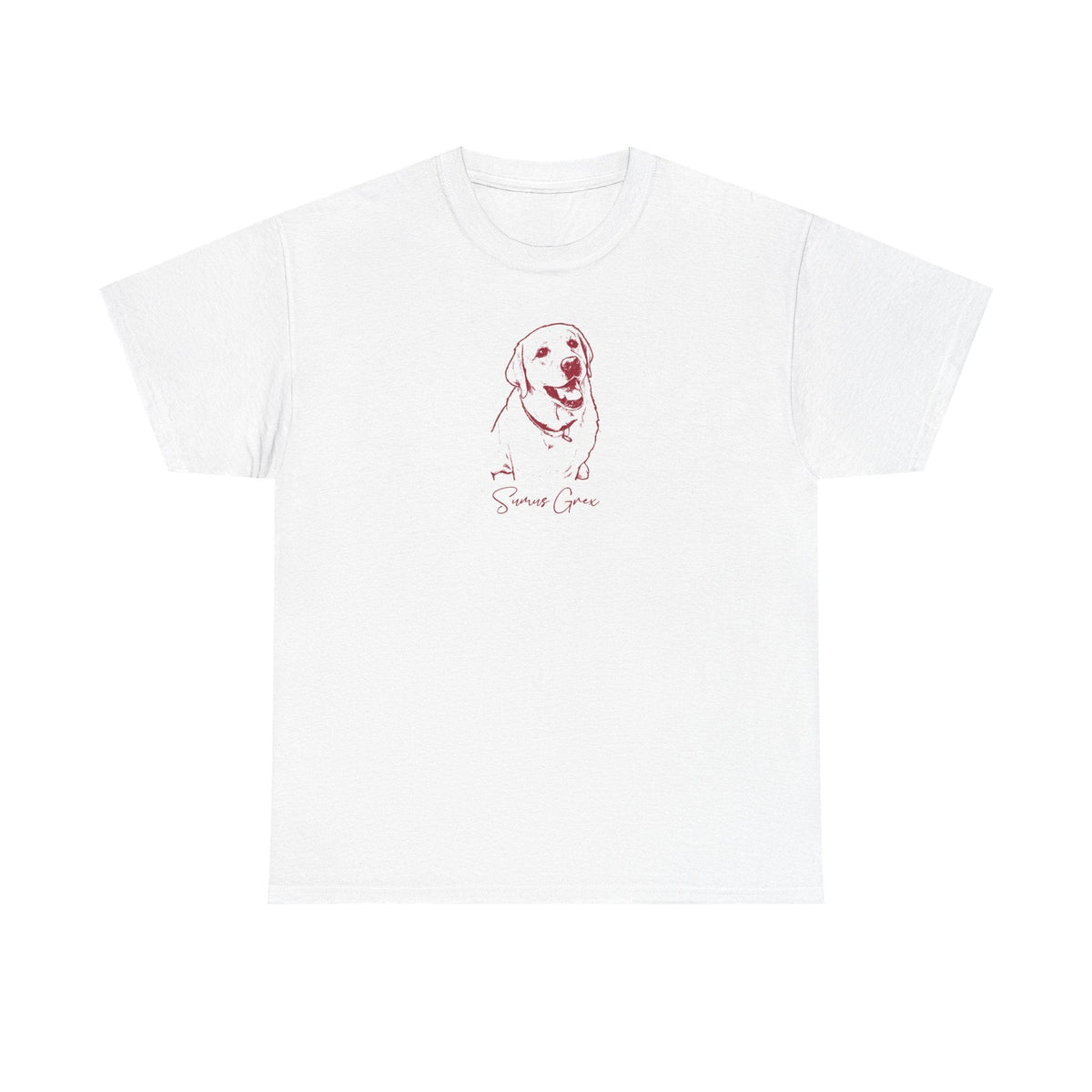 Personalized Tuscaloosa Dog T-Shirt | Modern Sketch Photo Upload_Doggo Mojo_T-shirts_7