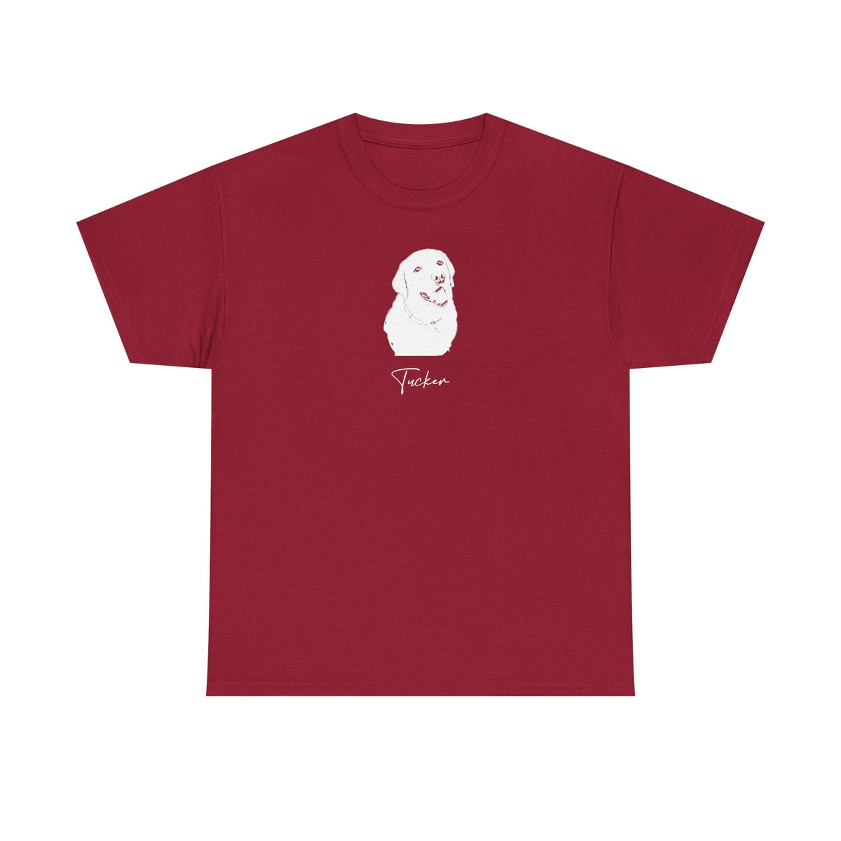 Personalized Tuscaloosa Dog T-Shirt | Modern Sketch Photo Upload_Doggo Mojo_T-shirts_6