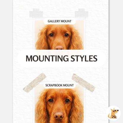 Personalized Unframed Art Print | Watercolor Polaroid with Your Dog's Photo & Name_Doggo Mojo_Frameless Print_4