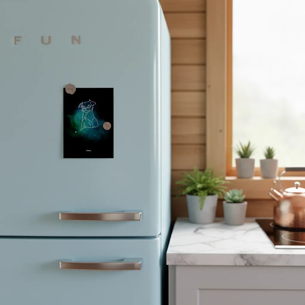 Personalized Unframed Mini Art Print | Mystic Constellation with Your Dog's Photo & Name_Doggo Mojo_Frameless Print_4