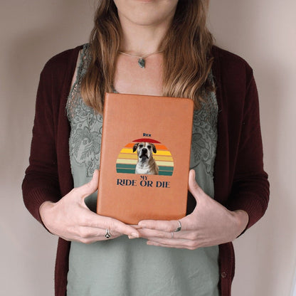 Personalized Vegan Journal: My Ride or Die with Your Dog's Photo & Name_Doggo Mojo_Journals_2