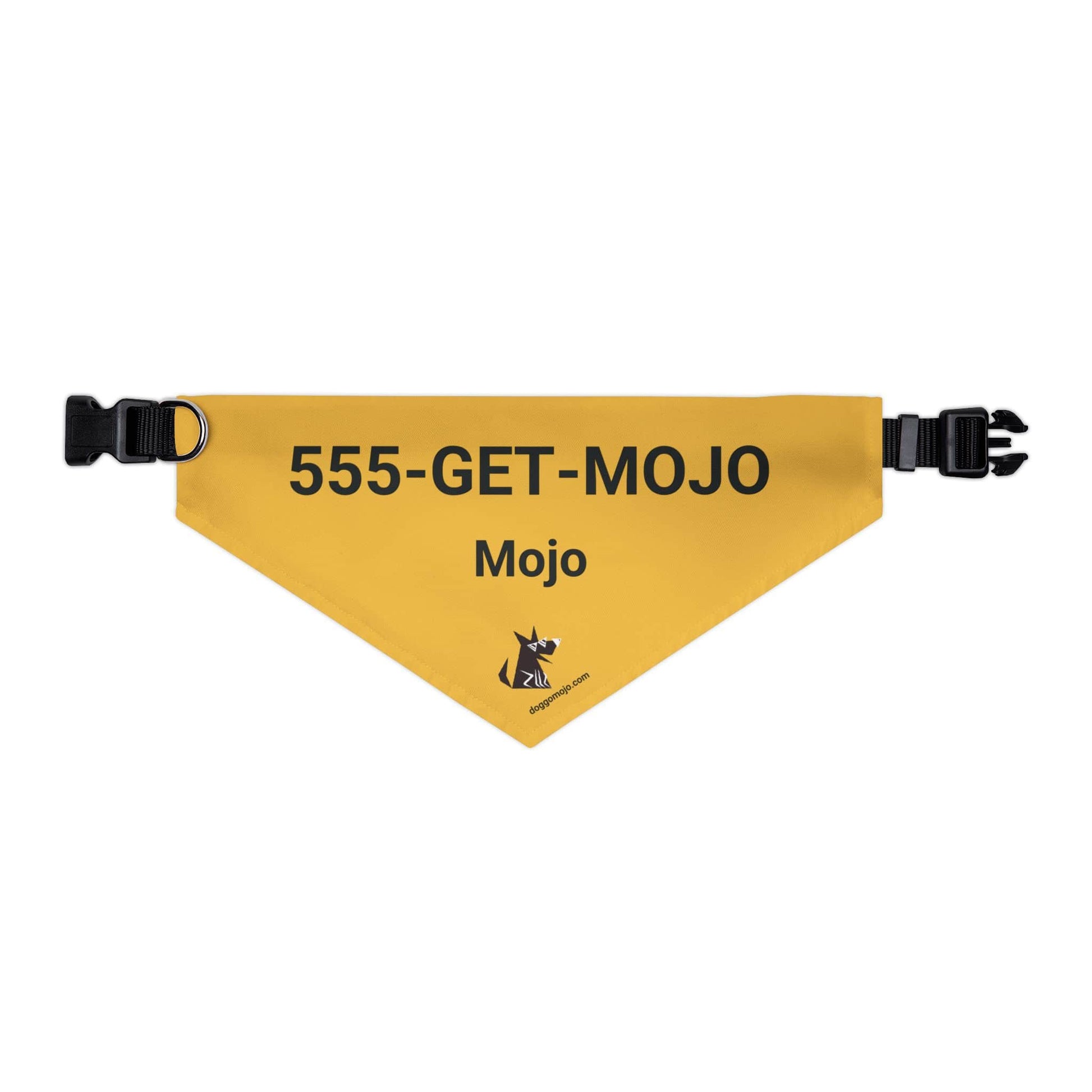 Personalized Visible ID Bandana Collar | Custom Name & Phone Number_Doggo Mojo_Pet Collar_13