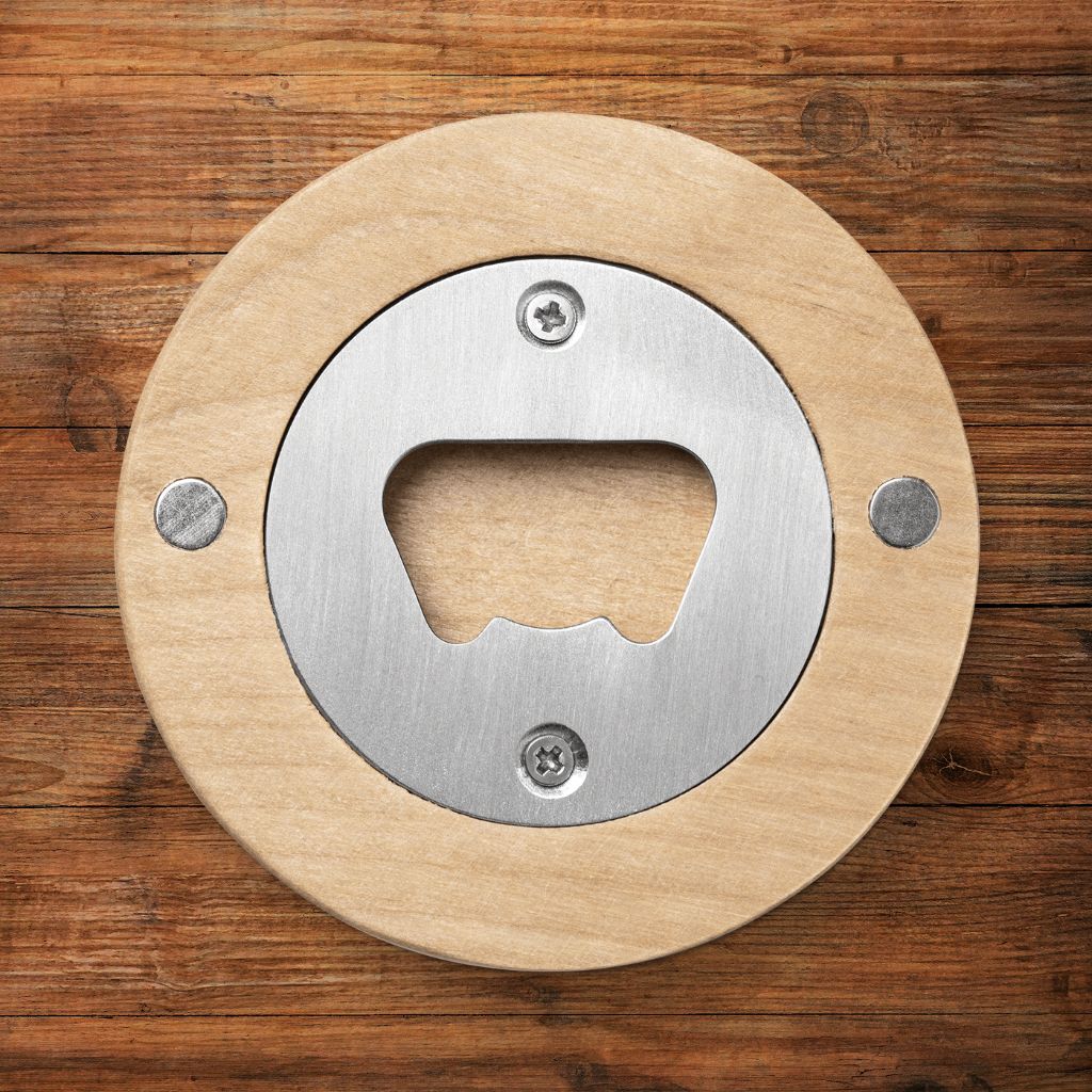 Personalized Wooden Bottle Opener: Dog Dad Paw Print with Your Dog's Photo & Name_Doggo Mojo_Bottle Openers_5