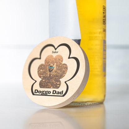 Personalized Wooden Bottle Opener: Dog Dad Paw Print with Your Dog's Photo & Name_Doggo Mojo_Bottle Openers_3