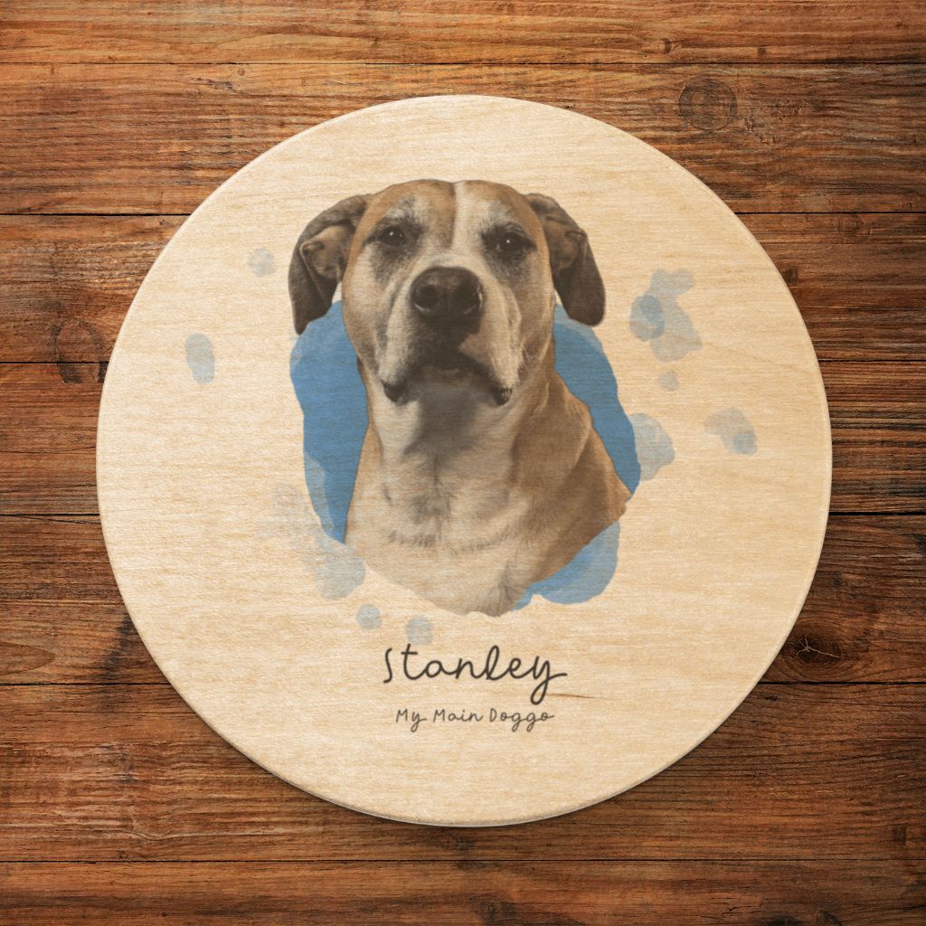 Personalized Wooden Bottle Opener: My Main Doggo with Your Dog's Photo & Name_Doggo Mojo_Bottle Openers_1
