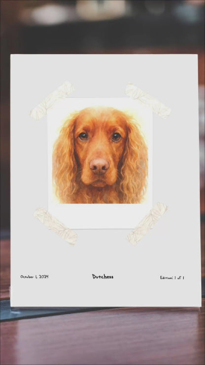 Personalized Zodiac Mini Art Print | Libra Design with Your Dog's Photo & Name