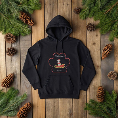 Santa's Paw - sitive Helpers Hoodie_Doggo Mojo_Hoodies_Black_S_4