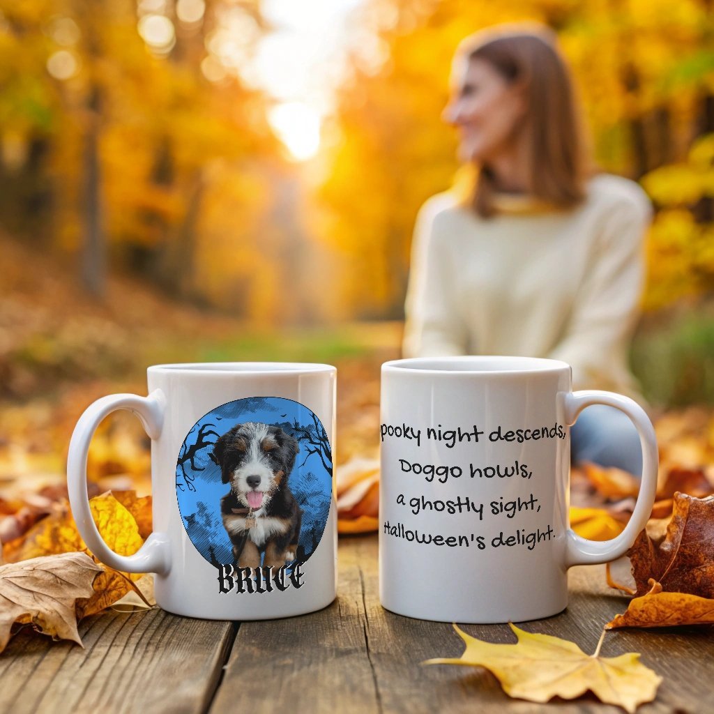 Spooky Moon Mug with Custom Photo_Doggo Mojo_Mugs_White__1