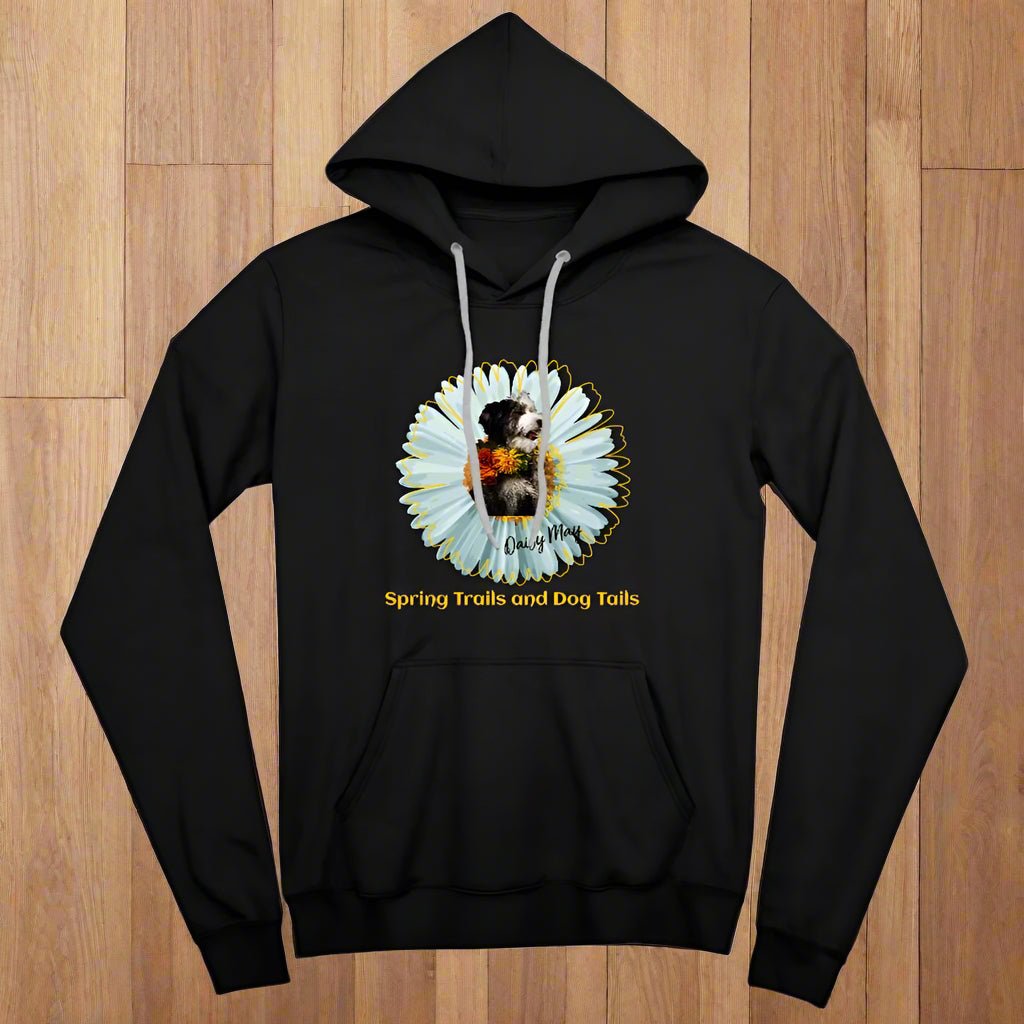 Spring Trails and Dog Tails: Personalized Hoodie with Your Dog's Photo & Name_Doggo Mojo_Hoodies_6