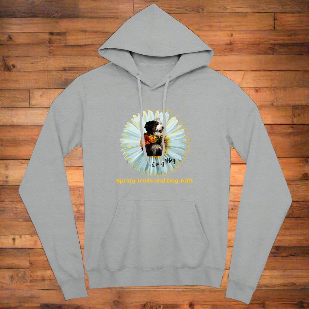 Spring Trails and Dog Tails: Personalized Hoodie with Your Dog's Photo & Name_Doggo Mojo_Hoodies_5