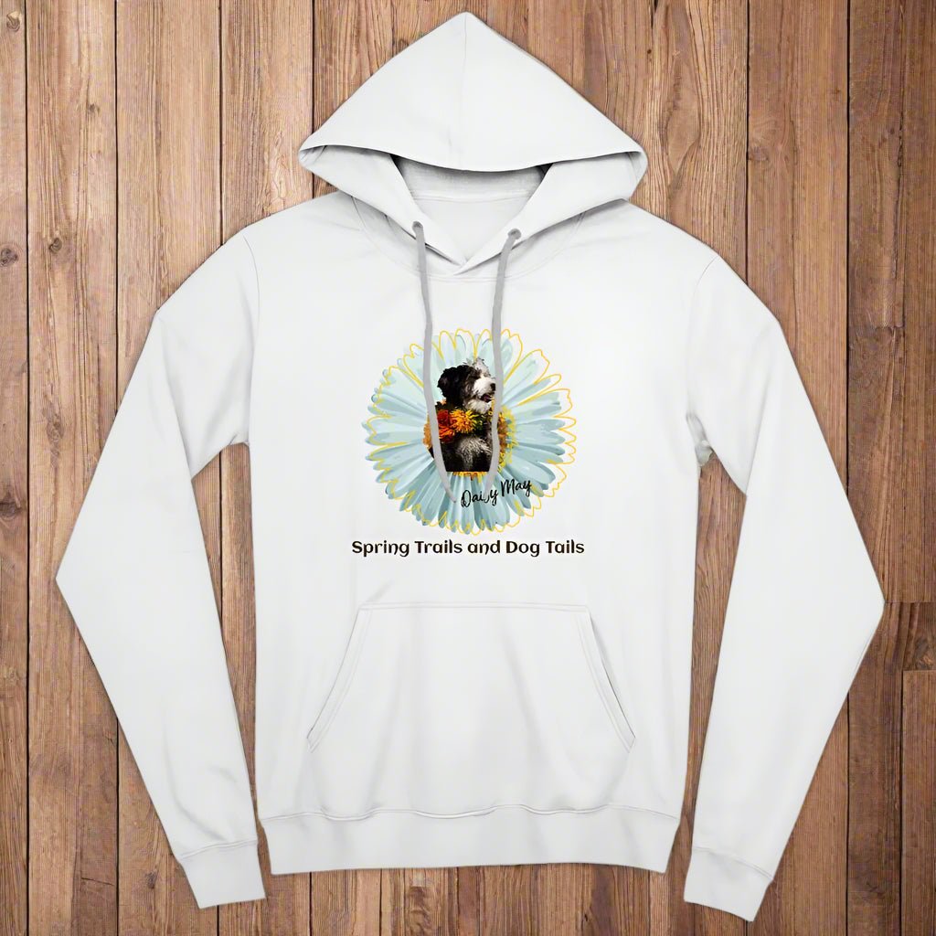 Spring Trails and Dog Tails: Personalized Hoodie with Your Dog's Photo & Name_Doggo Mojo_Hoodies_4