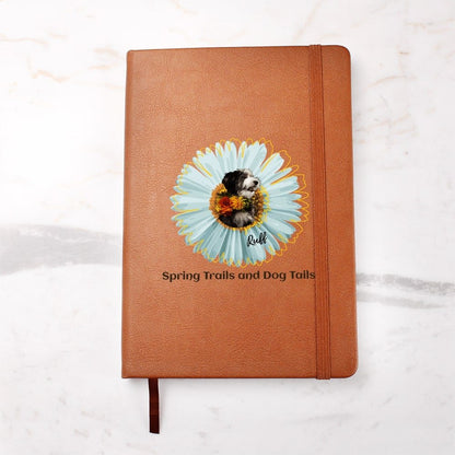 Spring Trails and Dog Tails: Personalized Vegan Journal with Your Dog's Photo & Name_Doggo Mojo_Journals_5