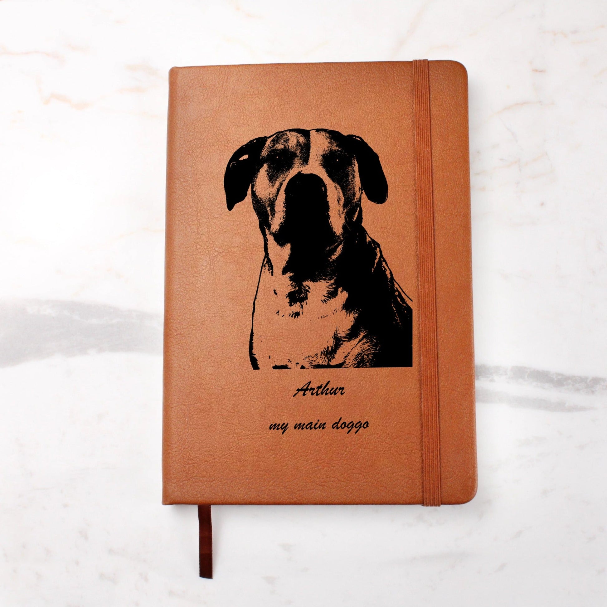 Your Dog's Personalized Journal with Custom Photo_Doggo Mojo_Journals_Vegan Leather__5